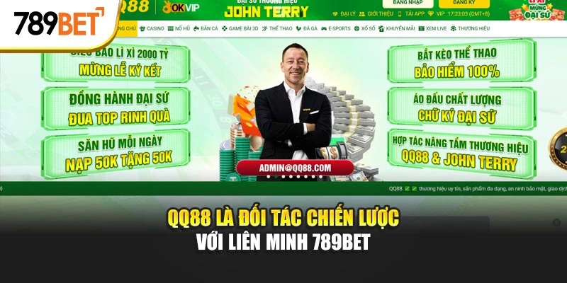 QQ88 là đối tác chiến lược với liên minh 789BET